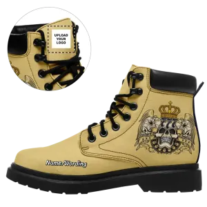 Company gift ideas for customers, Promotional Corporate Gifts Personalized Spooky Boots, Custom Skull Boots ,Halloween Gift,1921-23020128